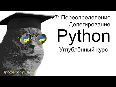 Видео: Переопределение. Делегирование | Python: углубленный курс| Профессор код