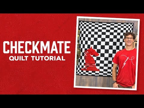 Видео: Сделайте лоскутное одеяло «Шах и мат» с Робом Эпплом из Man Sewing (видеоурок)