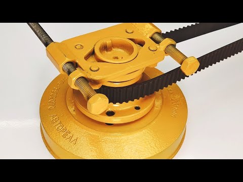 Видео: Diy Metal Band Saw Using Old Hub! Мощный станок на Ступицах от Жигулей!