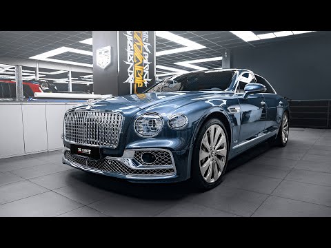 Видео: Роскошный Bentley Continental на детейлинге. Цветной полиуретан. Дизайн на Volvo V90.