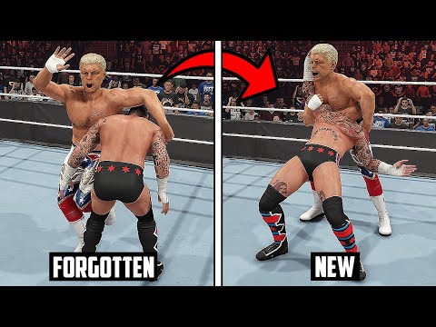 Видео: 50 ЗАБЫТЫХ ПРОТИВ НОВЫХ ФИНИШЕРОВ В WWE 2K24 !!!