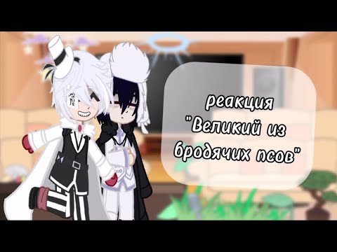 Видео: Реакция "Великий из бродячих псов" / реакция бсд (скорость на 0.5 или 0.75!)