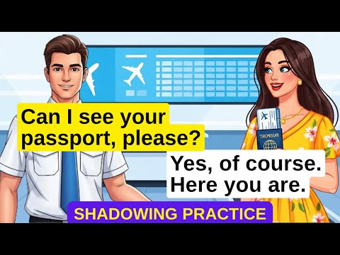 Видео: ✈️ Английский в аэропорту для начинающих | Практика аудирования, говорения и наблюдения 🎧