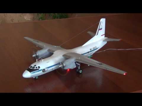 Видео: Модель самолёта Ан 26 RF-26271