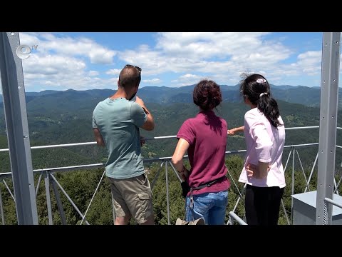 Видео: Панорамна вишка "Лиса гора" край Могилица е най-новата туристическа атракция в района на Смолян