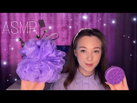 Видео: АСМР 💟 фиолетовые триггеры | ASMR purple triggers