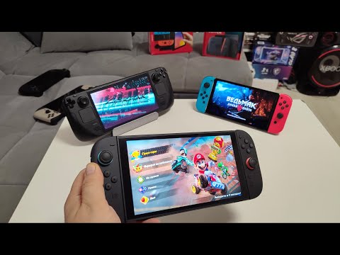 Видео: Switch 2 в играх в сравнении с прошитым Switch 1 и Steam Deck 🎮 Cyberpunk/Witcher 3/Zelda/Mario 🔥