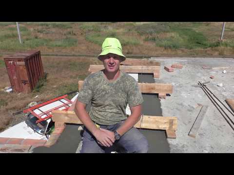 Видео: САМОПАЛЬНОЕ Сборно МОНОЛИТНОЕ перекрытие(ГАЗОБЛОК+ ЖБ балки) по цене 1000 руб за квадрат!