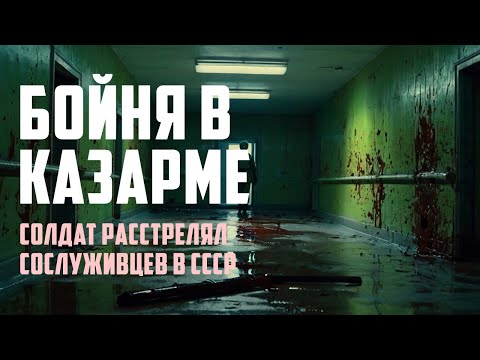 Видео: Бойня в Казарме | Солдат Расстрелял Сослуживцев в СССР