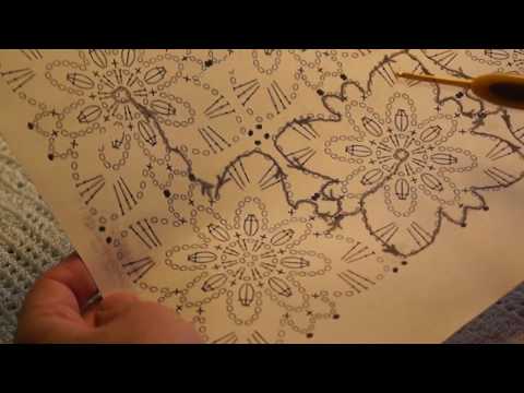 Видео: Безотрывное вязание ЦВЕТОЧНОГО квадратного МОТИВА крючком ,beautiful pattern (узор № 306)