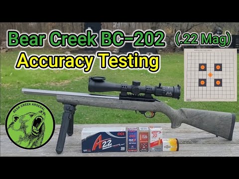 Видео: BC-202 .22 WMR: Тестирование точности на 50 ярдов/Тестирование надежности, раунд 2