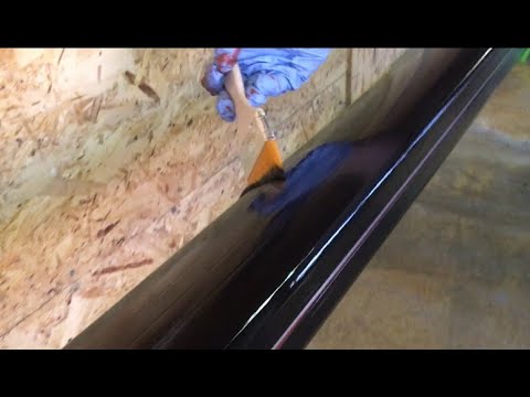 Видео: Покраска алюминиевой мачты кистью и валиком по технологии Sea Line