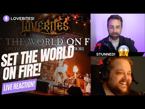 Видео: ВАУ! Lovebites зажгли мир! Прямая реакция!