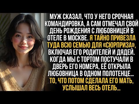 Видео: Муж был с другой женщиной в отеле — я собрала там всю семью, и скандал его мамы запомнил весь город…