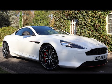 Видео: Белый карбон! | Aston Martin DB9 5.9 V12 Carbon Edition Coupé 2014 года | (Выхлопная система, тес...