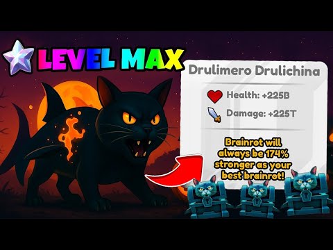 Видео: НОВЫЙ ХЭЛЛОУИНСКИЙ БРЕЙНРОТ Drulimero Drulichina В ЭВОЛЮЦИИ БРЕЙНРОТОВ! ROBLOX Brainrot Evolution