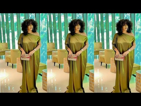 Видео: Как сшить длинное платье с открытыми плечами с одной стороны/бубу