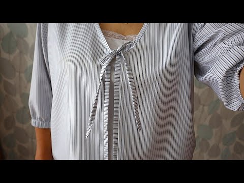 Видео: Муж хотел выкинуть старую рубашку, но я его остановила. Сшила из неё роскошную вещь для себя