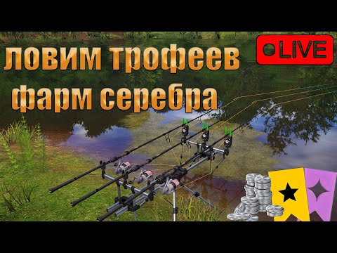 Видео: 🔴ПРЯМОЙ ЭФИР В РУССКАЯ РЫБАЛКА 4/ФАРМ СЕРЕБРА 1000+💰
