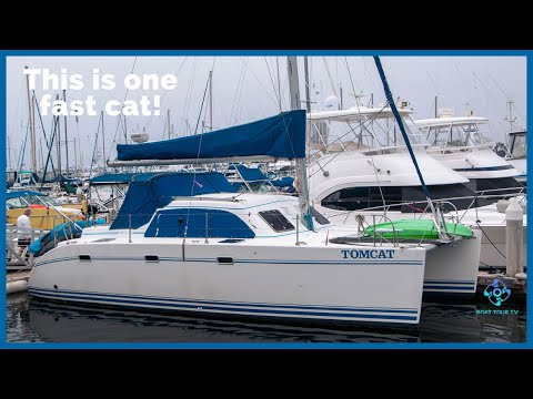 Видео: Экскурсия на лодке $120,000.00 Катамаран Jeanneau Lagoon — это быстрая лодка с большим количество...