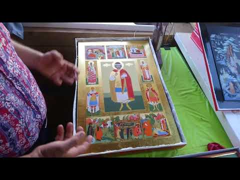 Видео: В мастерской палехского художника Александра Мамина