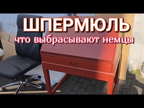 Видео: Что выбрасывают немцы на улицу