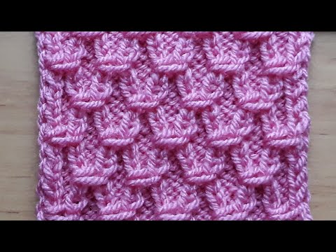 Видео: Красивый узор спицами для пуловера,  свитера, блузона.