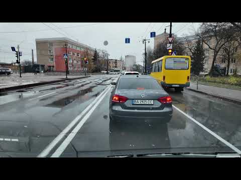 Видео: Кропивницкий ухиляты на авто, первый снег, где люди?