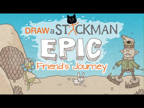 Видео: Стикмен эпик 1 - Путешествие друга / Draw a Stickman: EPIC - Friend's Journey / Помчали игра-а-ать)