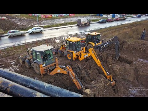 Видео: JCB 3CX CASE 570ST MECALAC TLB870 Сравнение.