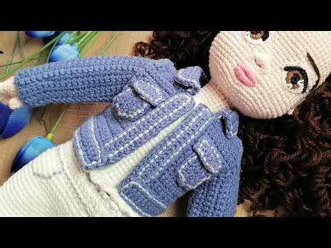 Видео: Рецепт джинсовой куртки амигуруми