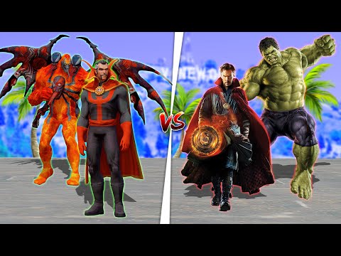 Видео: Халк пен Доктор Стрендж зұлым Веном мен Стренджқа қарсы шықты! (GTA V)