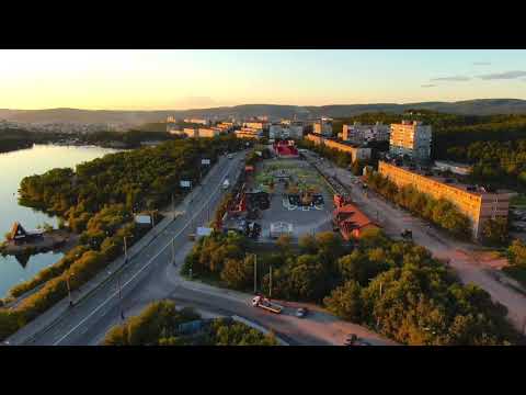 Видео: #2 Пролетая над Мурманском - Flying over Murmansk