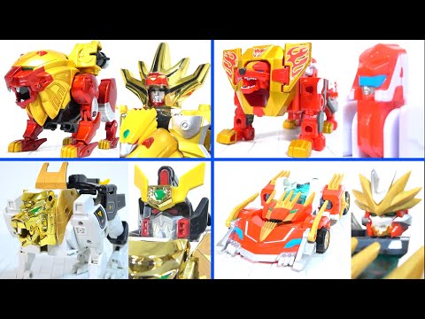 Видео: [Трансформация робота-льва] DX GaoGaiGar, DX Gaoking и Mugen объединили Eareon и Leo Cheetah