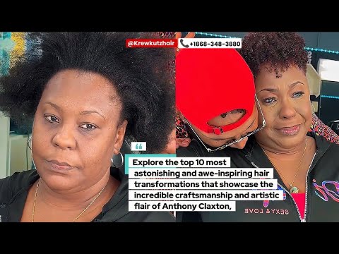 Видео: 10 самых удивительных и впечатляющих преображений волос от Энтони Клэкстона, Krewkutzhair ❤️