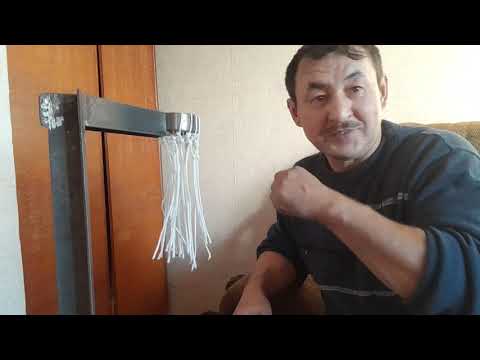 Видео: вяжем сетку лузы бельярдного стола