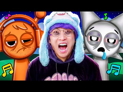 Видео: SPRUNKI, но они НЕ МОГУТ СПАТЬ..! (SPRUNKI SLEEPOVER MOD!)