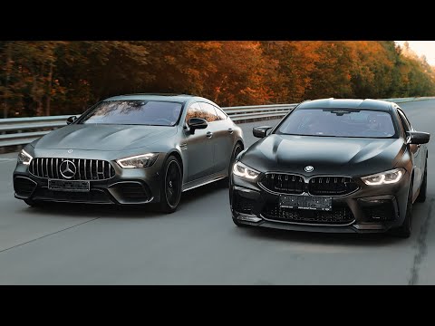 Видео: BMW M8 GC vs Mercedes-AMG GT63s. Дзюдоисты-тяжеловесы