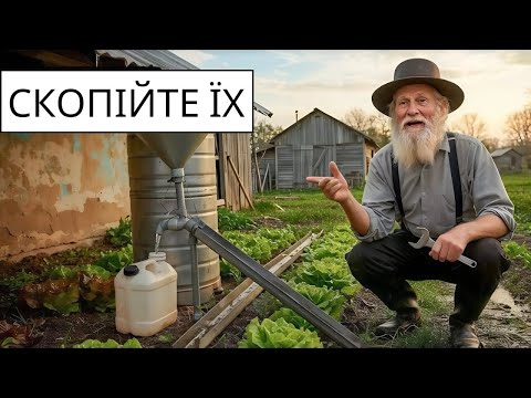 Видео: Як аміші вирощують овочі, використовуючи на 75% менше води — секрет, який варто знати!