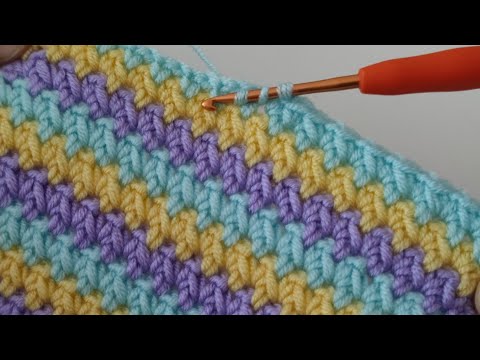 Видео: Как я связала детское одеяло крючком всего за 8 минут — СПЕЦИАЛЬНОЕ одеяло крючком для начинающих.