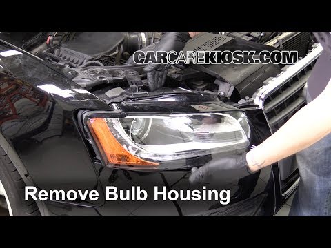 Видео: Снятие корпуса фары Audi A5 2008-2016