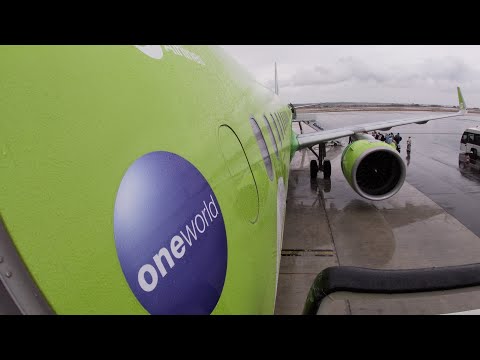 Видео: Airbus A321NEO(VQ-BGU) S7 Airlines / Салоники(SKG)-Москва(DME) / Посадка в сложных метеоусловиях
