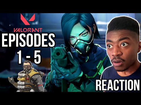 Видео: Реакция игрока Apex на эпизоды Valorant 1–5 (Shattered)