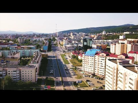 Видео: Южно-Сахалинск. Комсомольская улица.