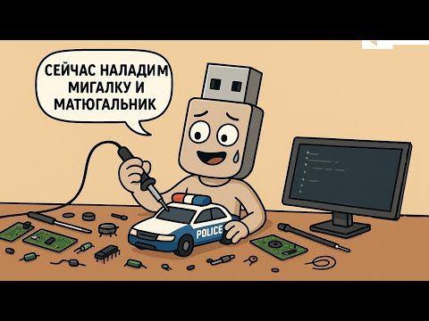 Видео: 07 [эстафета] Добиваемся первых осмысленных действий от прошивки для CH32X035 на