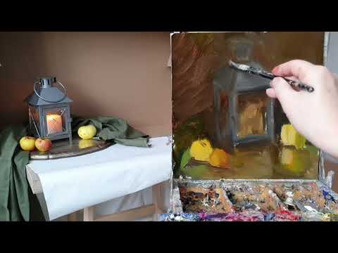 Видео: Как написать пламя свечи? Живопись.