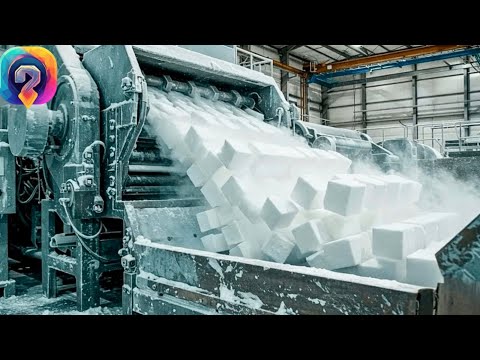 Видео: Как СУХОЙ ЛЁД производится  на заводах! Удивительный процесс изготовления сухого льда!