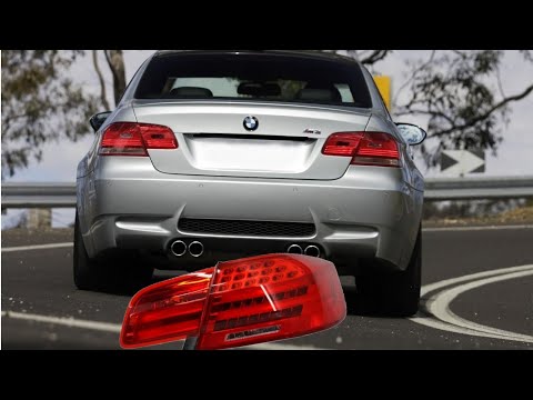 Видео: BMW E92 замена диодов, ремонт задних фонарей. Как разобрать?