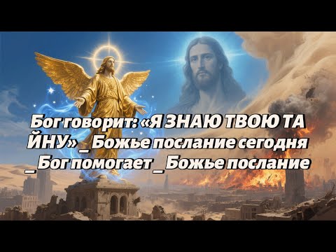 Видео: Бог говорит «Я ЗНАЮ ТВОЮ ТАЙНУ» _ Божье послание сегодня _ Бог помогает _ Божье послание