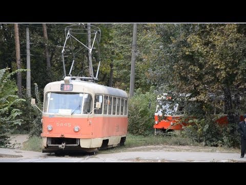 Видео: Киевский трамвай 17(весь маршрут)/ Kiev. Tram 17 whole route from the driver's cab